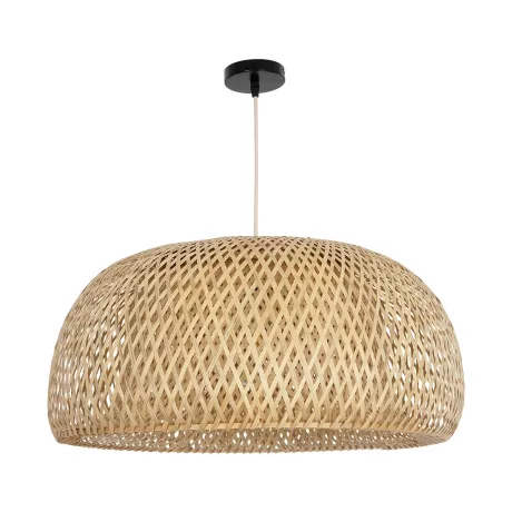 GLOBOSTAR® SAN TROPEZ  Boho Κρεμαστό Φωτιστικό Οροφής με Ντουί 1 x E27 AC 220-240V IP20 - Μπεζ - Μ60 x Π60 x Υ29cm