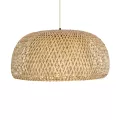 GLOBOSTAR® SAN TROPEZ  Boho Κρεμαστό Φωτιστικό Οροφής με Ντουί 1 x E27 AC 220-240V IP20 - Μπεζ - Μ60 x Π60 x Υ29cm
