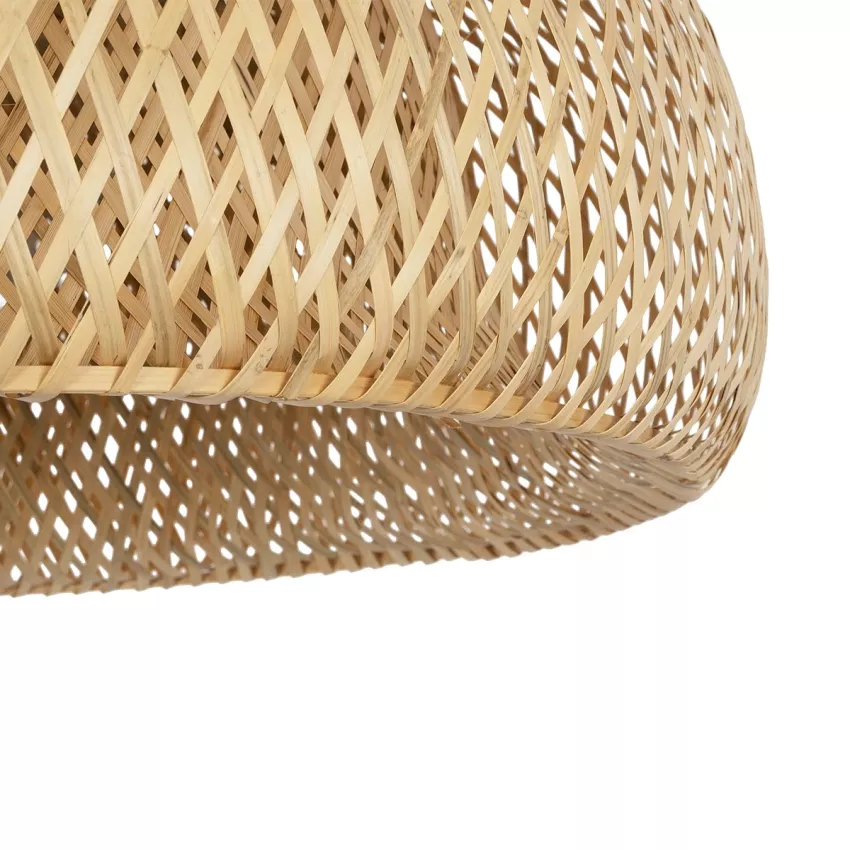 GLOBOSTAR® SAN TROPEZ  Boho Κρεμαστό Φωτιστικό Οροφής με Ντουί 1 x E27 AC 220-240V IP20 - Μπεζ - Μ60 x Π60 x Υ29cm