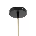 MANILA  Boho Κρεμαστό Φωτιστικό Πλέγμα Μονόφωτο 1 x E27 IP20 Μπεζ Ξύλο - Μ45 x Π45 x Υ60cm
