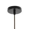 GLOBOSTAR® CUBA  Boho Κρεμαστό Φωτιστικό Οροφής με Ντουί 1 x E27 AC 220-240V IP20 - Καφέ - Μ43 x Π40 x Y28cm