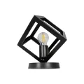 DISE  Μοντέρνο Eπιτραπέζιο Φωτιστικό Μονόφωτο 1 x E27 IP20 Μαύρο Πλαστικό - Μ28 x Π28 x Υ29cm