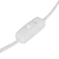 GLOBOSTAR® DISE  Μοντέρνο Επιτραπέζιο Φωτιστικό Πορτατίφ με Ντουί 1 x E27 AC 220-240V IP20 - Λευκό - Μ28 x Π28 x Υ29cm