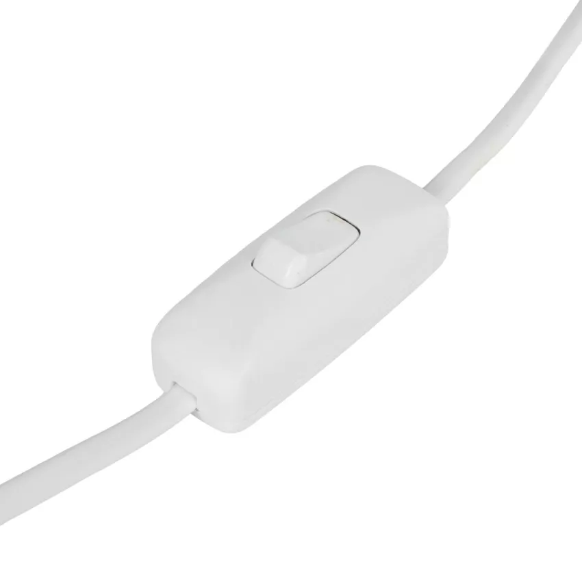 GLOBOSTAR® DISE  Μοντέρνο Επιτραπέζιο Φωτιστικό Πορτατίφ με Ντουί 1 x E27 AC 220-240V IP20 - Λευκό - Μ28 x Π28 x Υ29cm