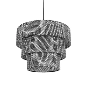 LEVEL Μοντέρνο Κρεμαστό Φωτιστικό Καπέλο Μονόφωτο 1 x E27 IP20 Γκρι Διάτρητο Ύφασμα - Μ38 x Π38 x Υ30cm LEVEL Μοντέρνο Κρεμαστό Φωτιστικό Καπέλο Μονόφωτο 1 x E27 IP20 Γκρι Διάτρητο Ύφασμα - Μ38 x Π38 x Υ30cm