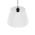 GLOBOSTAR® TRIANGLE  Μοντέρνο Κρεμαστό Φωτιστικό Οροφής με Ντουί 1 x E27 AC 220-240V IP20 - Λευκό - Μ35 x Π35 x Υ24cm