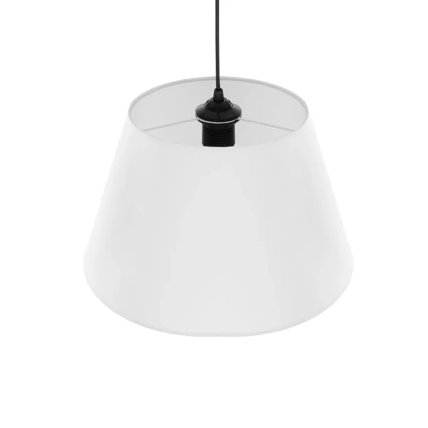 GLOBOSTAR® TRIANGLE  Μοντέρνο Κρεμαστό Φωτιστικό Οροφής με Ντουί 1 x E27 AC 220-240V IP20 - Λευκό - Μ35 x Π35 x Υ24cm