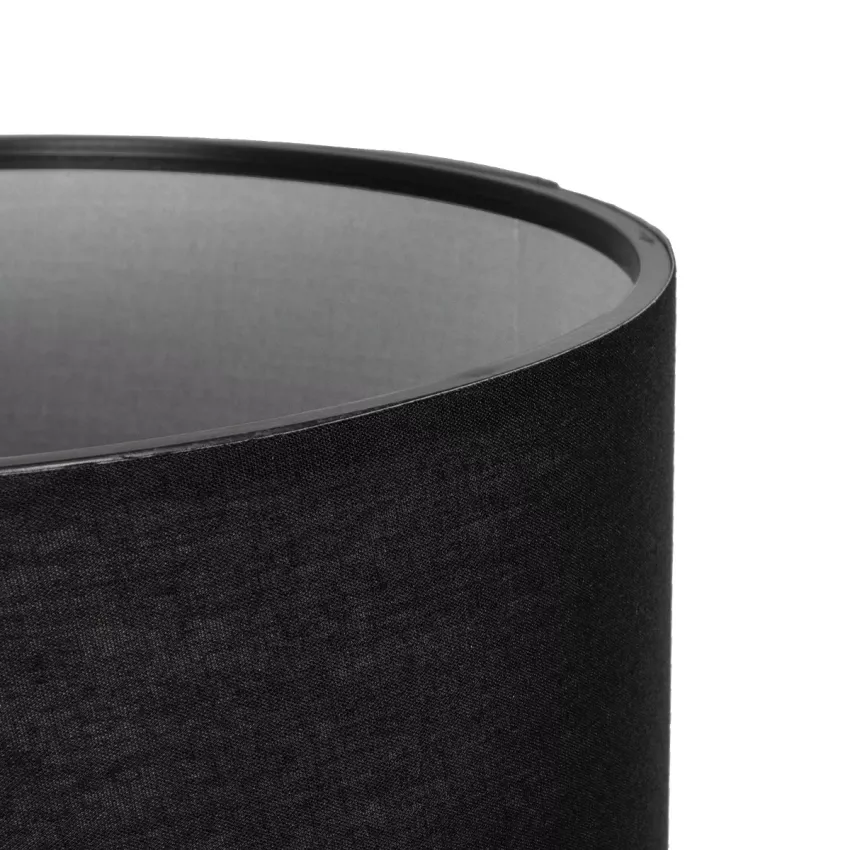 GLOBOSTAR® STRING  Μοντέρνο Επιτραπέζιο Φωτιστικό Πορτατίφ με Ντουί 1 x E27 AC 220-240V IP20 - Μαύρο - Μ24 x Π24 x Υ37cm