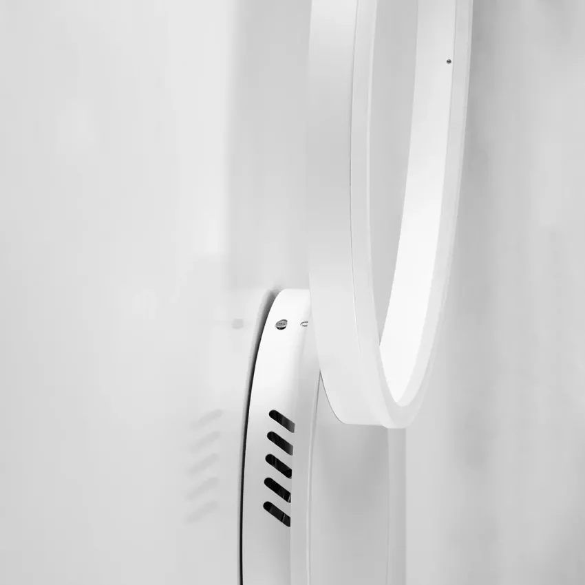 kelvo® VENOM  Φωτιστικό Τοίχου / Απλίκα LED 45W 4500lm 360° AC 220-240V IP20 Ρυθμιζόμενο Λευκό CCT με Χειριστήριο από 2700K έως 6000K Dimmable - Lumileds SMD Chip - Λευκό Ματ - Μ60 x Π40 x Υ7.5cm
