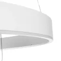 kelvo® VENOM  Κρεμαστό Φωτιστικό Οροφής LED 120W 12000lm 120° AC 220-240V IP20 Ρυθμιζόμενο Λευκό CCT με Χειριστήριο από 2700K έως 6000K Dimmable - Lumileds SMD Chip - Λευκό Ματ - Μ80 x Π80 x Υ80cm