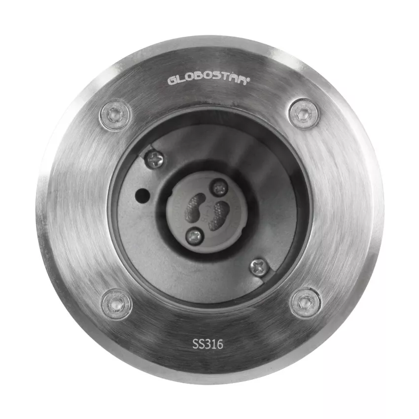 kelvo® KERIA  Χωνευτό Φωτιστικό Σποτ Δαπέδου για Λάμπα MR16 με Ντουί GU10 AC 220-240V Αδιάβροχο IP68 IK09 - Ανοξείδωτο Ατσάλι SS316 - Μ11 x Π11 x Υ11.5cm / Q10.4cm