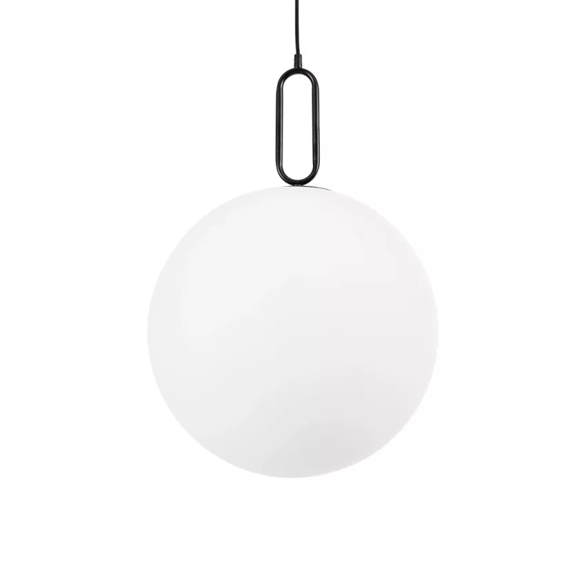 kelvo® BELLISSIMO  Κρεμαστό Φωτιστικό Οροφής για Λάμπα με Ντουί E27 AC 220-240V IP20 - Μαύρο Ματ & Λευκό - Μ40 x Π40 x Υ62cm