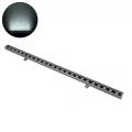 GLOBOSTAR® WASHERFAIA  Μπάρα Φωτισμού Wall Washer LED 24W 2880lm 15° DC 24V Αδιάβροχο IP65 Ψυχρό Λευκό 6000K Dimmable - Bridgelux SMD Chip - Ασημί - Μ100 x Π4 x Υ6.1cm