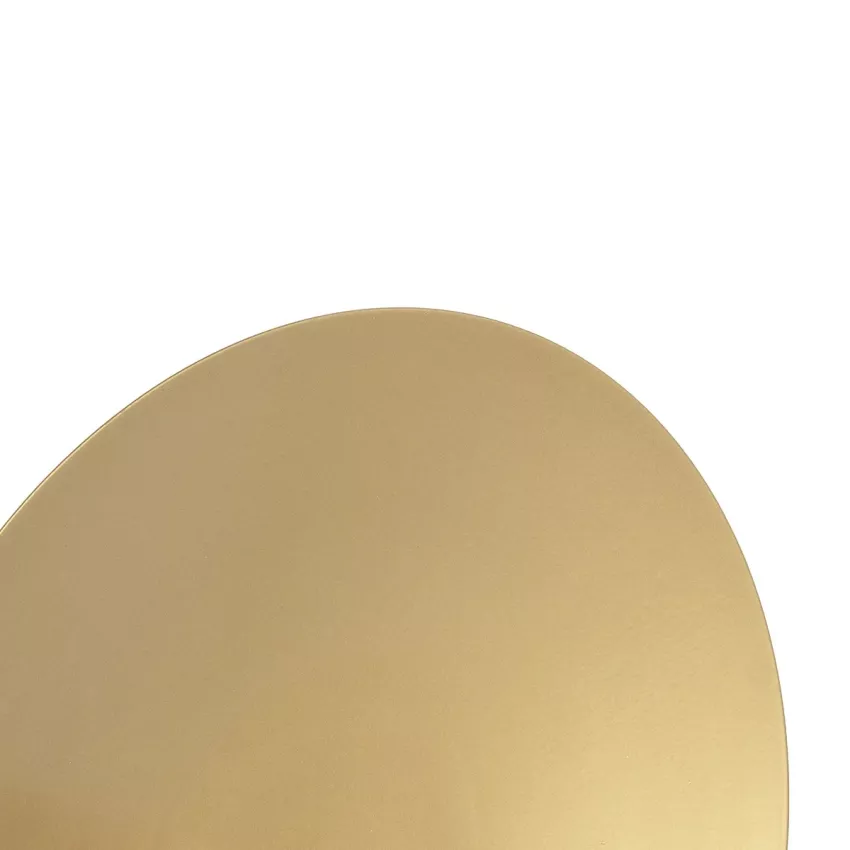 GLOBOSTAR® PLATO  Vintage Φωτιστικό Τοίχου - Απλίκα με Ντουί 1 x E27 AC 220-240V IP20 - Χρυσό & Λευκό - M40 x Π19 x Υ40cm