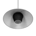 GLOBOSTAR® STORM  Μοντέρνο Κρεμαστό Φωτιστικό Οροφής με Ντουί 1 x E27 AC 220-240V IP20 - Μαύρο & Γκρί  - Μ50 x Π50 x Υ24cm