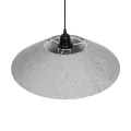 GLOBOSTAR® STORM  Μοντέρνο Κρεμαστό Φωτιστικό Οροφής με Ντουί 1 x E27 AC 220-240V IP20 - Μαύρο & Γκρί  - Μ50 x Π50 x Υ24cm
