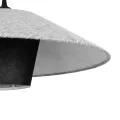 GLOBOSTAR® STORM  Μοντέρνο Κρεμαστό Φωτιστικό Οροφής με Ντουί 1 x E27 AC 220-240V IP20 - Μαύρο & Γκρί  - Μ50 x Π50 x Υ24cm