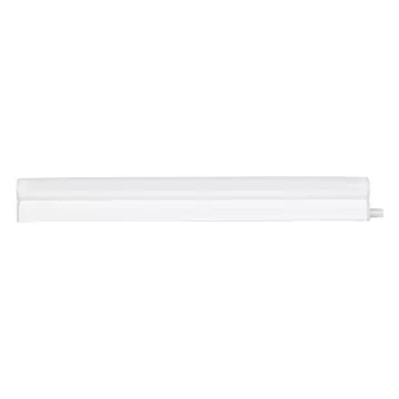 GLOBOSTAR® TUBO  Γραμμικό Επεκτεινόμενο Φωτιστικό T5 30cm LED 5.5W 550lm 180° AC 220-240V IP20 Ψυχρό Λευκό 6000K - Lumileds SMD Chip - Λευκό Γαλακτερό - Μ30 x Π2.2 x Υ3.5cm - 3 Χρόνια Εγγύση