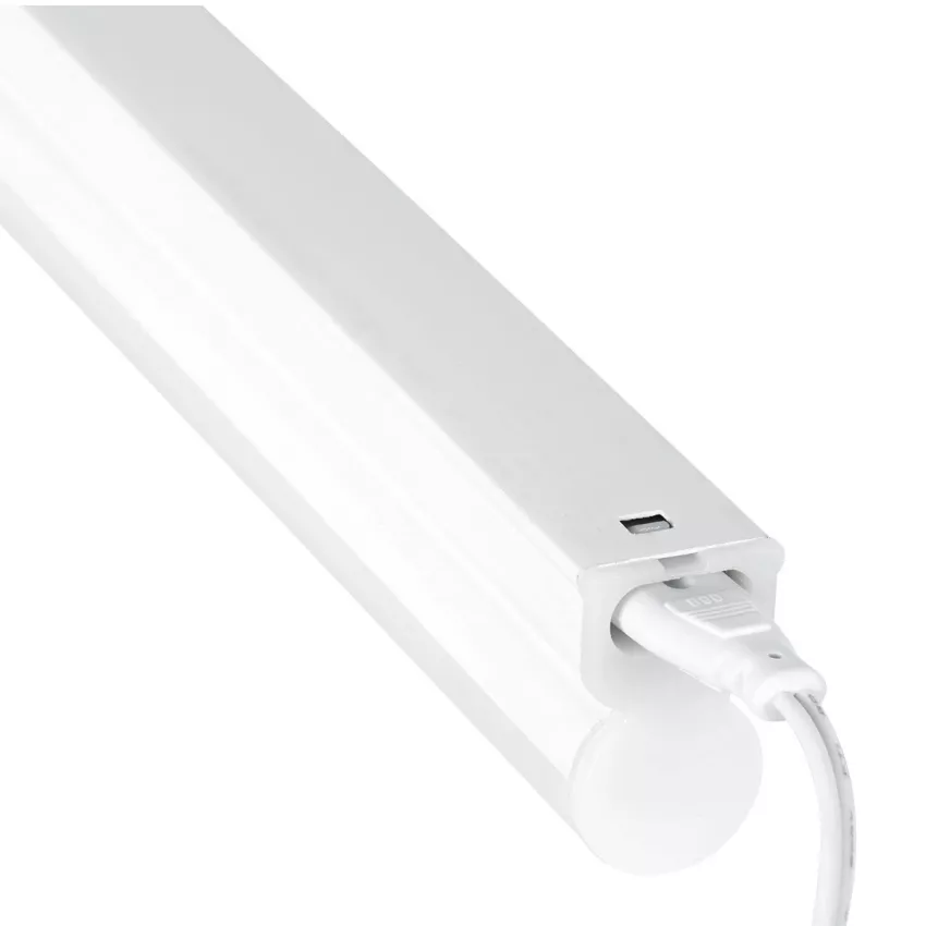GLOBOSTAR® TUBO  Γραμμικό Επεκτεινόμενο Φωτιστικό T5 30cm LED 5.5W 550lm 180° AC 220-240V IP20 Ψυχρό Λευκό 6000K - Lumileds SMD Chip - Λευκό Γαλακτερό - Μ30 x Π2.2 x Υ3.5cm - 3 Χρόνια Εγγύση