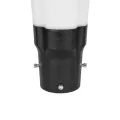 Globostar® SQUARE  Φωτιστικό Κεφαλής Post Top Πλατείας/Πάρκου/Κήπου LED 25W 1000lm με Ανιχνευτή Κίνησης και Αισθητήρα Νυχτός IP65 Ψυχρό Λευκό 6000K