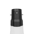 Globostar® SQUARE  Φωτιστικό Κεφαλής Post Top Πλατείας/Πάρκου/Κήπου LED 25W 1000lm με Ανιχνευτή Κίνησης και Αισθητήρα Νυχτός IP65 Ψυχρό Λευκό 6000K
