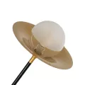 GLOBOSTAR® JOLIET  Μοντέρνο Φωτιστικό Οροφής με Ντουί 2 x G9 AC 220-240V IP20 - Μαύρο & Χρυσό - Μ93 x Π20 x Υ106cm