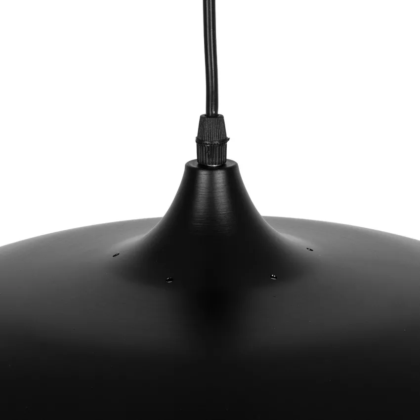 GLOBOSTAR® SOBRINO  Vintage Κρεμαστό Φωτιστικό Οροφής με Ντουί 1 x E27 AC 220-240V IP20 - Μαύρο - Μ45 x Π45 x Υ45cm