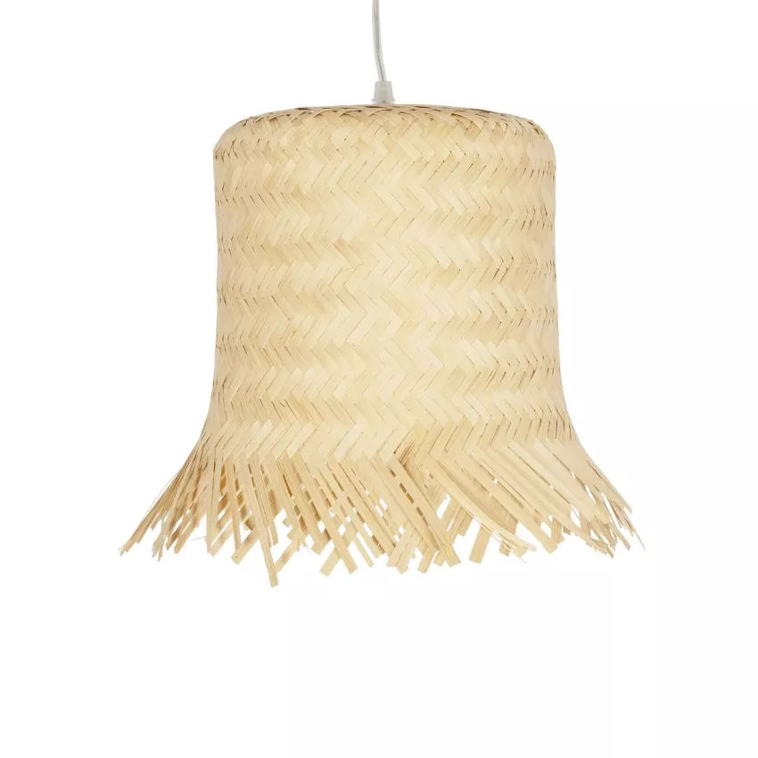 GLOBOSTAR® HAWAII  Boho Κρεμαστό Φωτιστικό Οροφής με Ντουί 1 x E27 AC 220-240V IP20 - Μπεζ - Μ30 x Π30 x Υ30cm