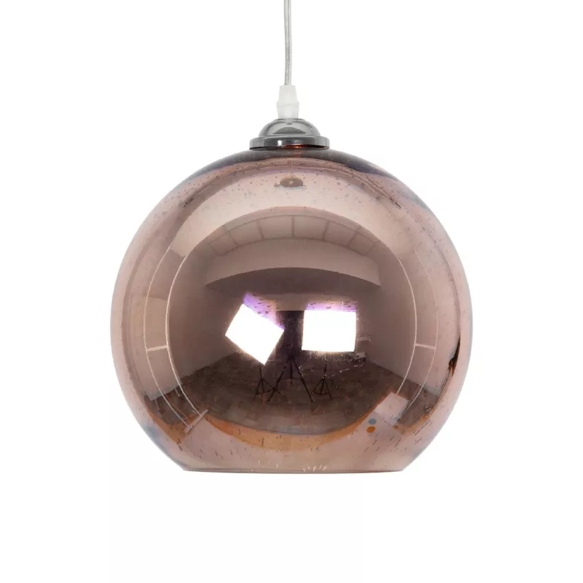 GLOBOSTAR® JUPITER  Μοντέρνο Κρεμαστό Φωτιστικό Οροφής με Ντουί 1 x E27 AC 220-240V IP20 - Πολύχρωμο - Μ25 x Π25 x Υ26cm