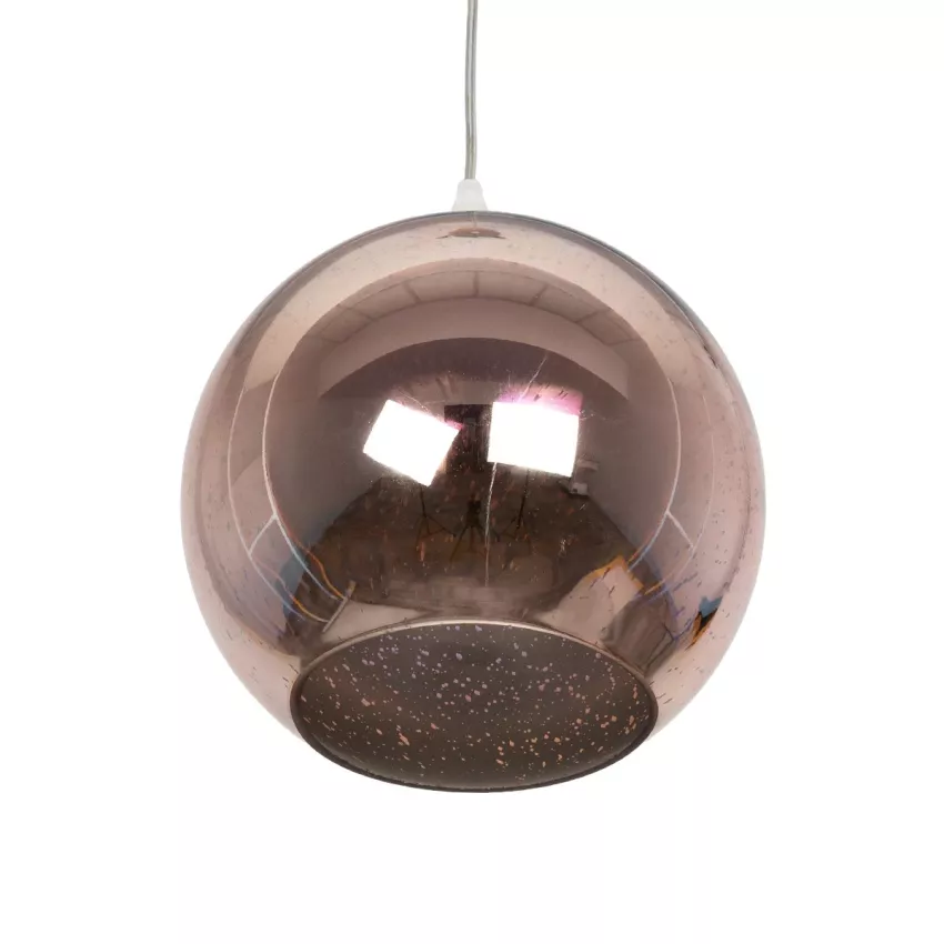 GLOBOSTAR® JUPITER  Μοντέρνο Κρεμαστό Φωτιστικό Οροφής με Ντουί 1 x E27 AC 220-240V IP20 - Πολύχρωμο - Μ25 x Π25 x Υ26cm