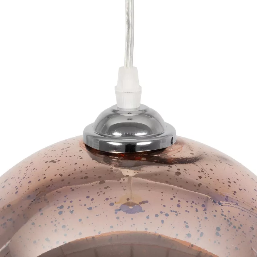 GLOBOSTAR® JUPITER  Μοντέρνο Κρεμαστό Φωτιστικό Οροφής με Ντουί 1 x E27 AC 220-240V IP20 - Πολύχρωμο - Μ25 x Π25 x Υ26cm