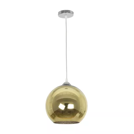 GLOBOSTAR® SATURN  Μοντέρνο Κρεμαστό Φωτιστικό Οροφής με Ντουί 1 x E27 AC 220-240V IP20 - Πολύχρωμο - Μ25 x Π25 x Υ22cm