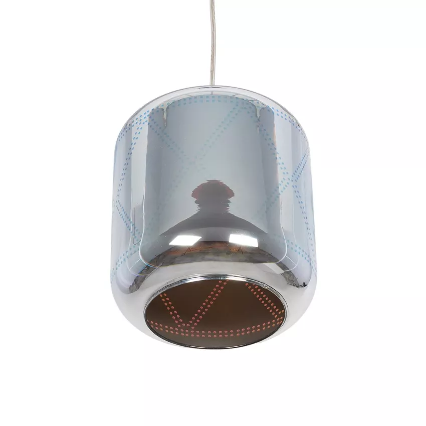 GLOBOSTAR® NEPTUNE  Μοντέρνο Κρεμαστό Φωτιστικό Οροφής με Ντουί 1 x E27 AC 220-240V IP20 - Πολύχρωμο - Μ18 x Π18 x Υ25cm