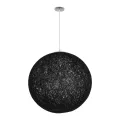 GLOBOSTAR® OCEANA  Boho Κρεμαστό Φωτιστικό Οροφής με Ντουί 1 x E27 AC 220-240V IP20 - Μαύρο - Μ60 x Π60 x Υ60cm