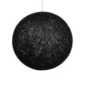 GLOBOSTAR® OCEANA  Boho Κρεμαστό Φωτιστικό Οροφής με Ντουί 1 x E27 AC 220-240V IP20 - Μαύρο - Μ60 x Π60 x Υ60cm