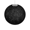 GLOBOSTAR® OCEANA  Boho Κρεμαστό Φωτιστικό Οροφής με Ντουί 1 x E27 AC 220-240V IP20 - Μαύρο - Μ60 x Π60 x Υ60cm
