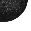 GLOBOSTAR® OCEANA  Boho Κρεμαστό Φωτιστικό Οροφής με Ντουί 1 x E27 AC 220-240V IP20 - Μαύρο - Μ60 x Π60 x Υ60cm