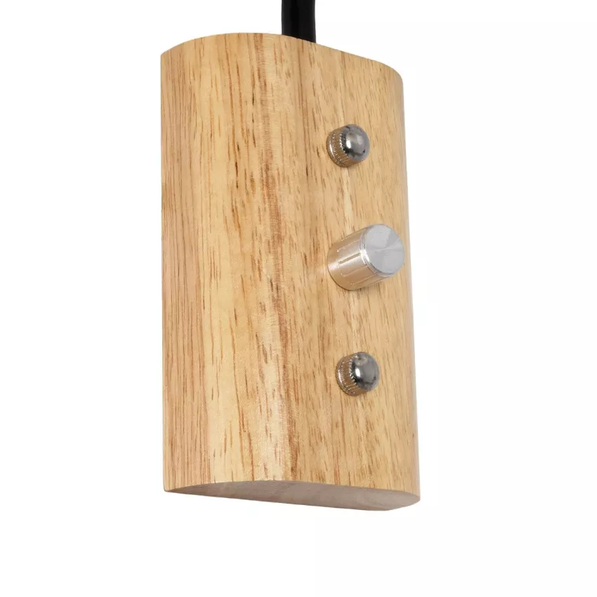 GLOBOSTAR® ALESSIA  Μοντέρνο Φωτιστικό Τοίχου - Απλίκα με Ντουί 1 x E27 AC 220-240V IP20 - Μπεζ & Μαύρο - Μ18 x Π26 x Υ29cm