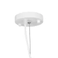 GLOBOSTAR® CUBE  Μοντέρνο Κρεμαστό Φωτιστικό Οροφής με Ντουί 1 x E27 AC 220-240V IP20 - Λευκό - Μ70 x Π70 x Y87cm