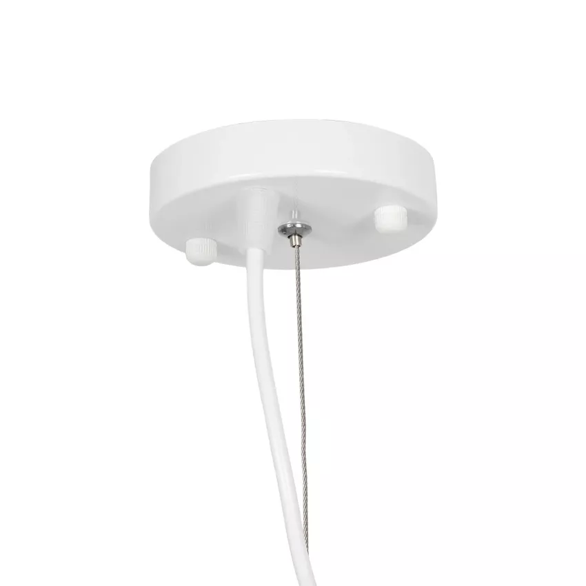 GLOBOSTAR® CUBE  Μοντέρνο Κρεμαστό Φωτιστικό Οροφής με Ντουί 1 x E27 AC 220-240V IP20 - Λευκό - Μ70 x Π70 x Y87cm