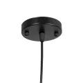 GLOBOSTAR® DARSEY  Vintage Κρεμαστό Φωτιστικό Οροφής με Ντουί 1 x E27 AC 220-240V IP20 - Μαύρο - Μ10 x Π10 x Υ19cm