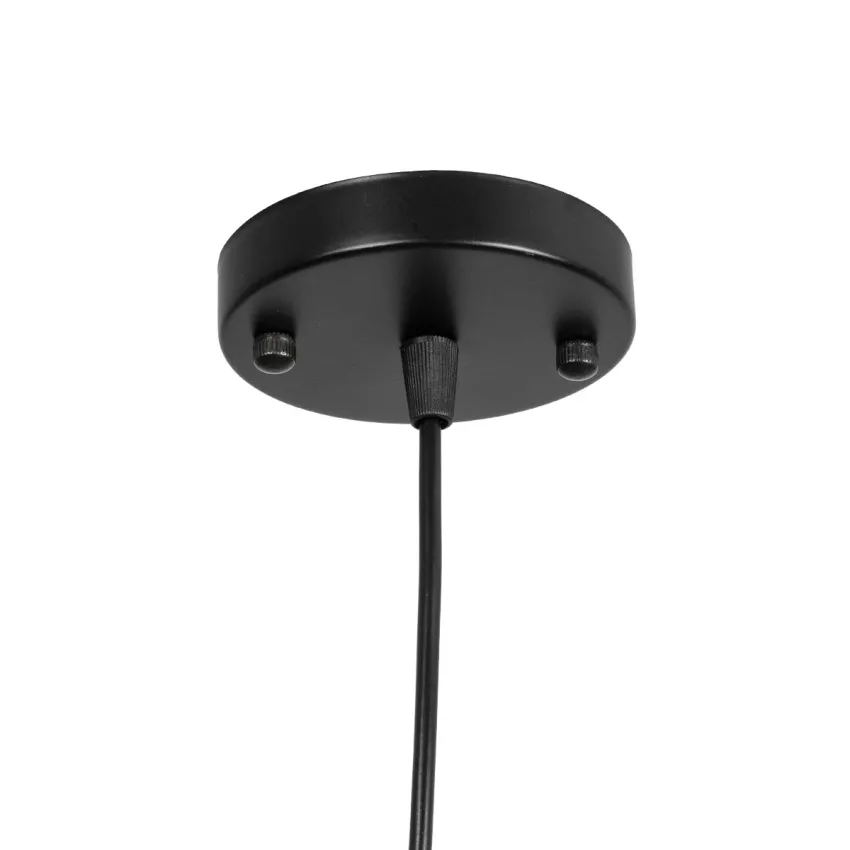 GLOBOSTAR® DARSEY  Vintage Κρεμαστό Φωτιστικό Οροφής με Ντουί 1 x E27 AC 220-240V IP20 - Μαύρο - Μ10 x Π10 x Υ19cm
