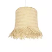 GLOBOSTAR® HAWAII  Boho Κρεμαστό Φωτιστικό Οροφής με Ντουί 1 x E27 AC 220-240V IP20 - Μπεζ - Μ30 x Π30 x Υ30cm