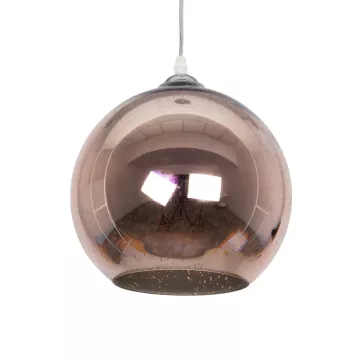 GLOBOSTAR® JUPITER  Μοντέρνο Κρεμαστό Φωτιστικό Οροφής με Ντουί 1 x E27 AC 220-240V IP20 - Πολύχρωμο - Μ25 x Π25 x Υ26cm