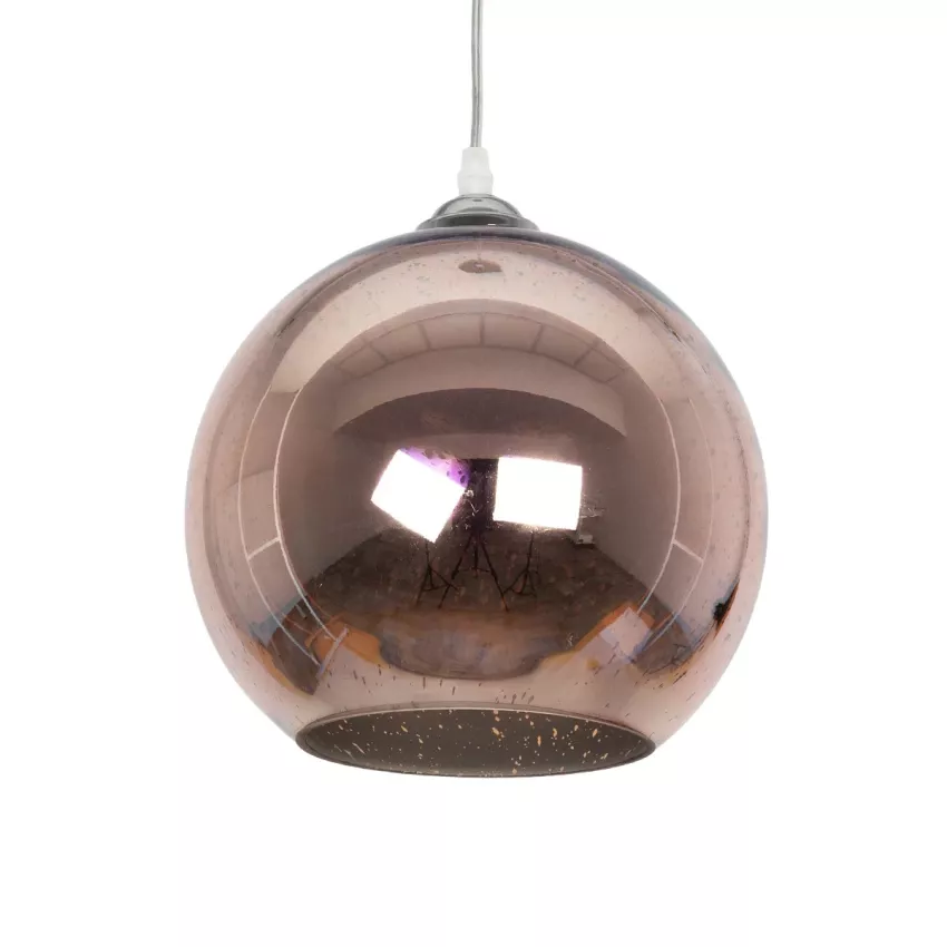 GLOBOSTAR® JUPITER  Μοντέρνο Κρεμαστό Φωτιστικό Οροφής με Ντουί 1 x E27 AC 220-240V IP20 - Πολύχρωμο - Μ25 x Π25 x Υ26cm