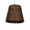 GLOBOSTAR® PLAYROOM  Vintage Κρεμαστό Φωτιστικό Οροφής με Ντουί 1 x E27 AC 220-240V IP20 - Καφέ - Μ30 x Π30 x Υ30cm