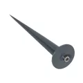 kelvo® GARDELINI  Φωτιστικό Σποτ Τοίχου με Βάση για Λάμπα MR16 με Ντουί GU10 AC 220-240V Αδιάβροχο IP65 - Γκρι Ανθρακί Ματ - Μ10 x Π10 x Υ30cm