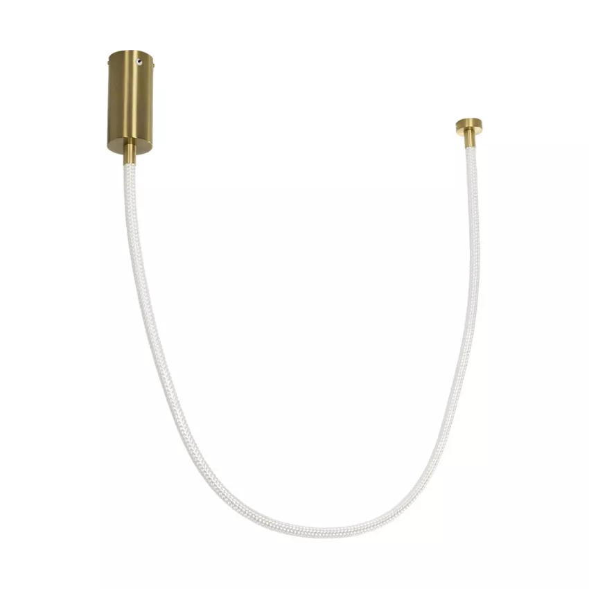 kelvo® GLOW  Φωτιστικό Οροφής / Απλίκα LED 27W 2700lm 360° AC 220-240V IP20 Ρυθμιζόμενο Λευκό CCT με Χειριστήριο από 2700K έως 6000K Dimmable - Lumileds SMD Chip - Χρυσό Πλατίνα - Μ90 x Π9 x Υ95cm