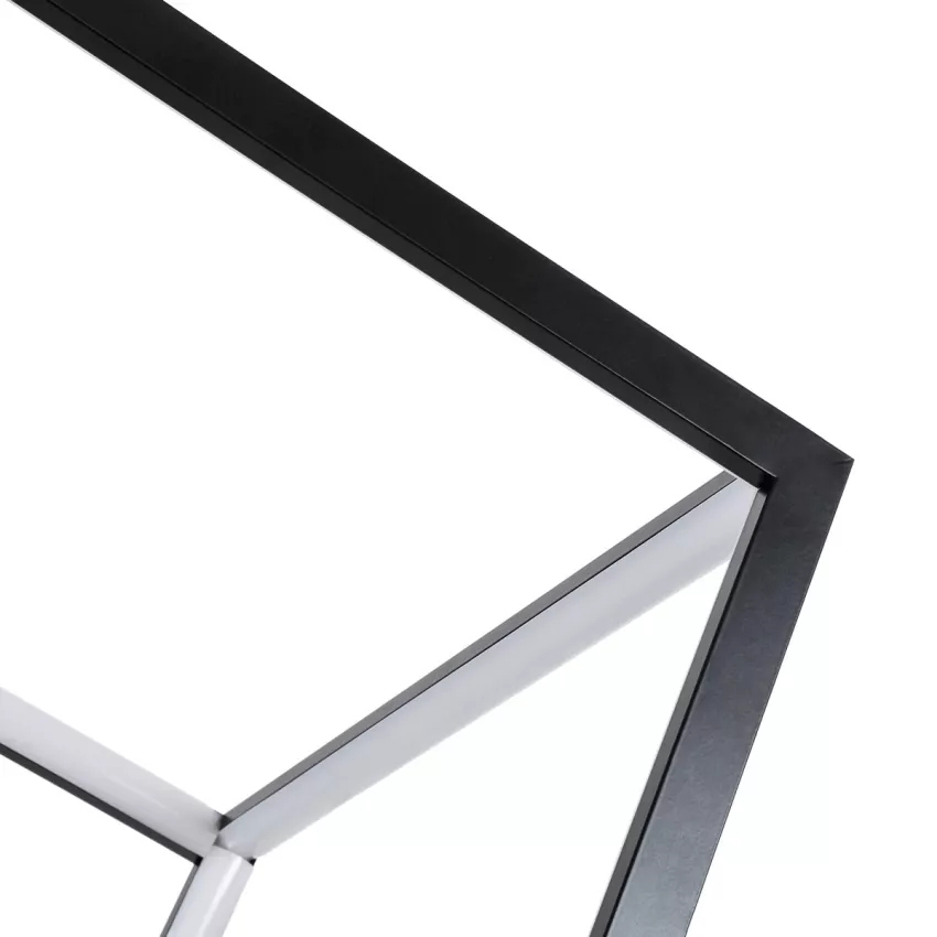 kelvo® KIBOO  Κρεμαστό Φωτιστικό Οροφής LED 36W 3600lm 360° AC 220-240V IP20 Ρυθμιζόμενο Λευκό CCT με Χειριστήριο από 2700K έως 6000K Dimmable - Lumileds SMD Chip - Μαύρο Ματ - Μ40 x Π40 x Υ40cm