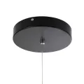 kelvo® KIBOO  Κρεμαστό Φωτιστικό Οροφής LED 36W 3600lm 360° AC 220-240V IP20 Ρυθμιζόμενο Λευκό CCT με Χειριστήριο από 2700K έως 6000K Dimmable - Lumileds SMD Chip - Μαύρο Ματ - Μ40 x Π40 x Υ40cm